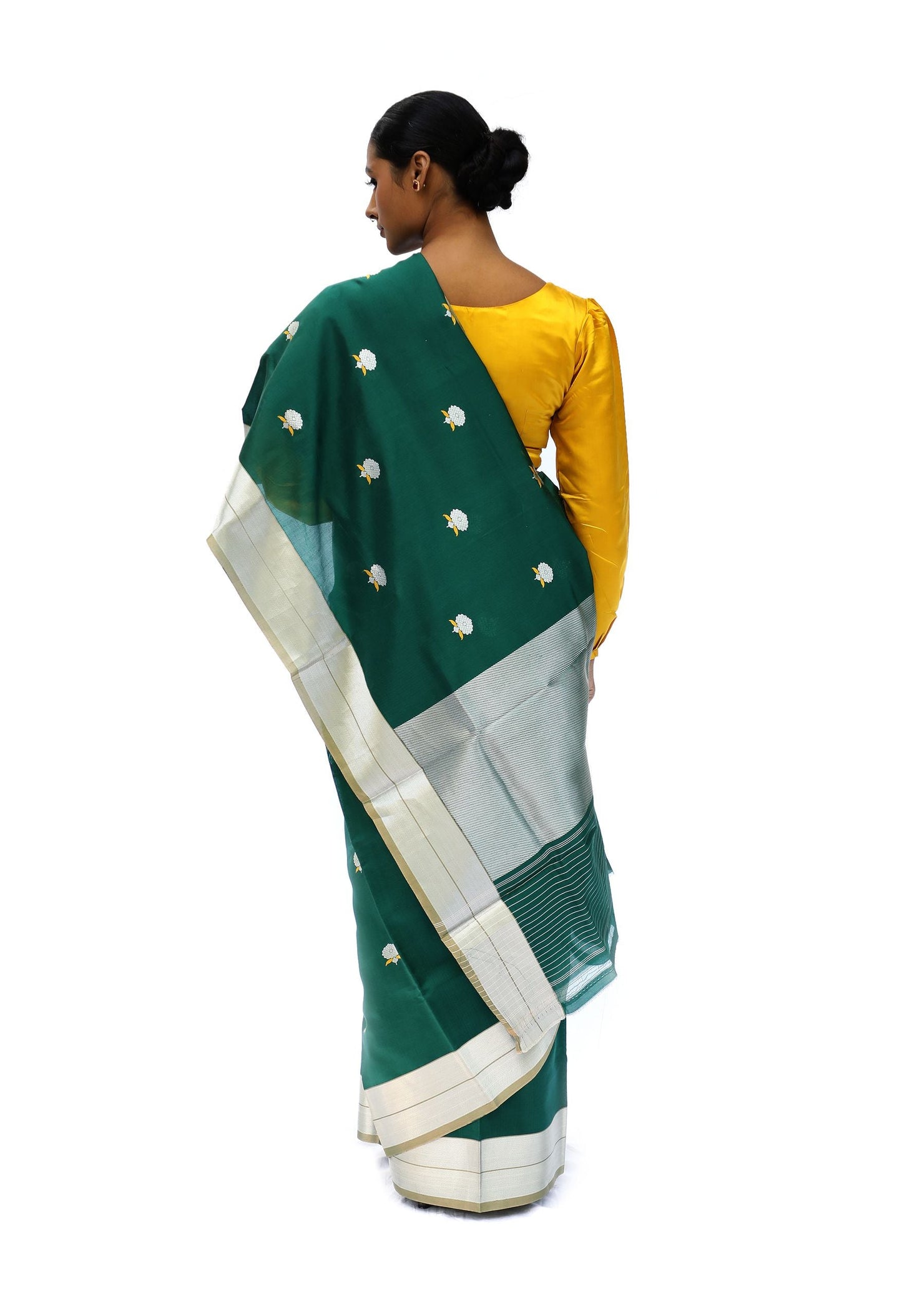 BOA - Green Chanderi Silk