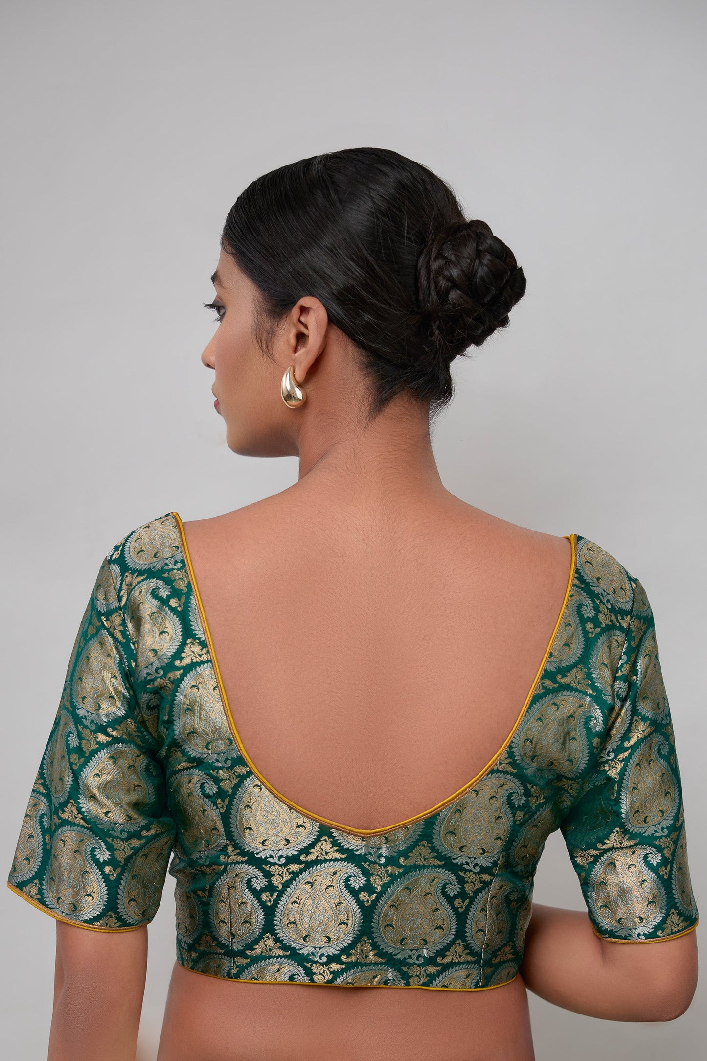 Blouse - Blue Katan Silk