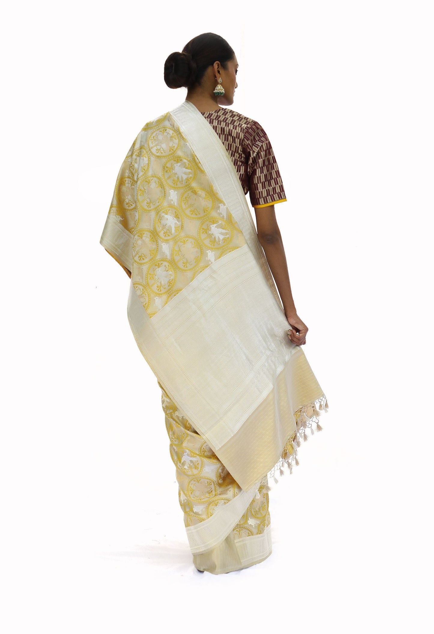 MM - MUSTARD MASHRU SILK