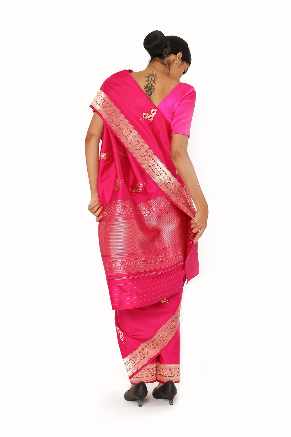 SUMAH rani pink saree