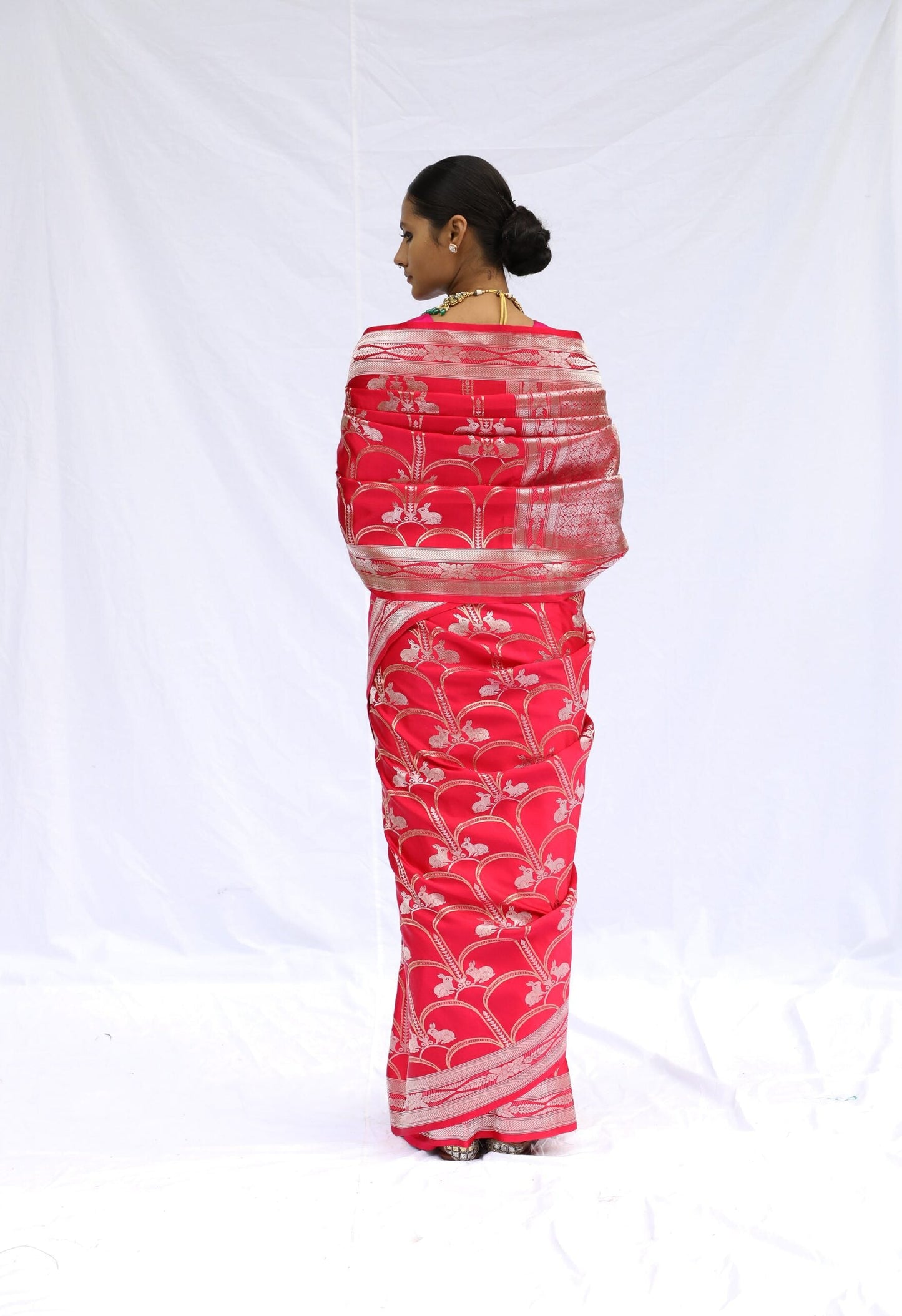 MM - PINK MASHRU SILK