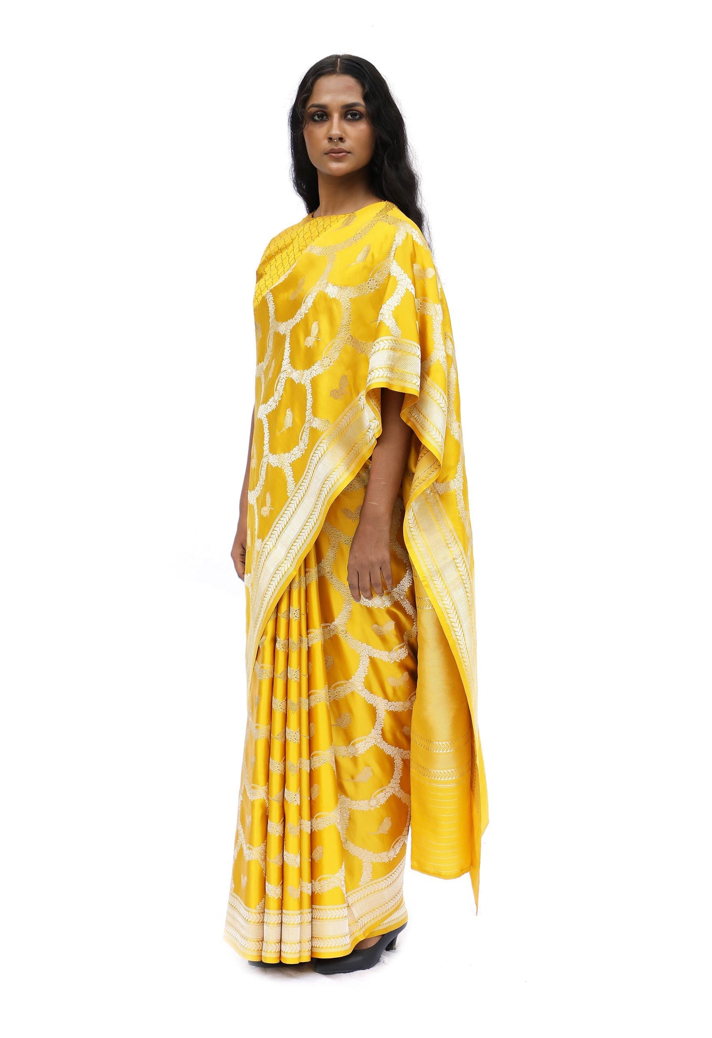 MM - MUSTARD MASHRU SILK