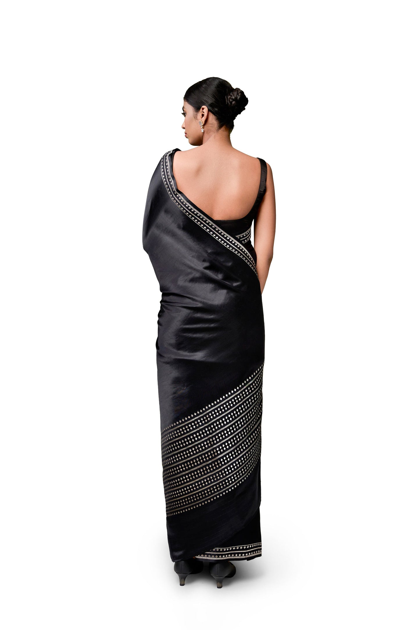 Untitled - Black Gajji Satin