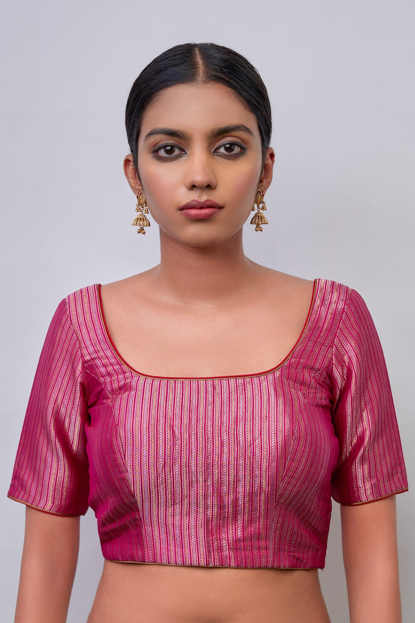 Blouse - Pink Katan Silk