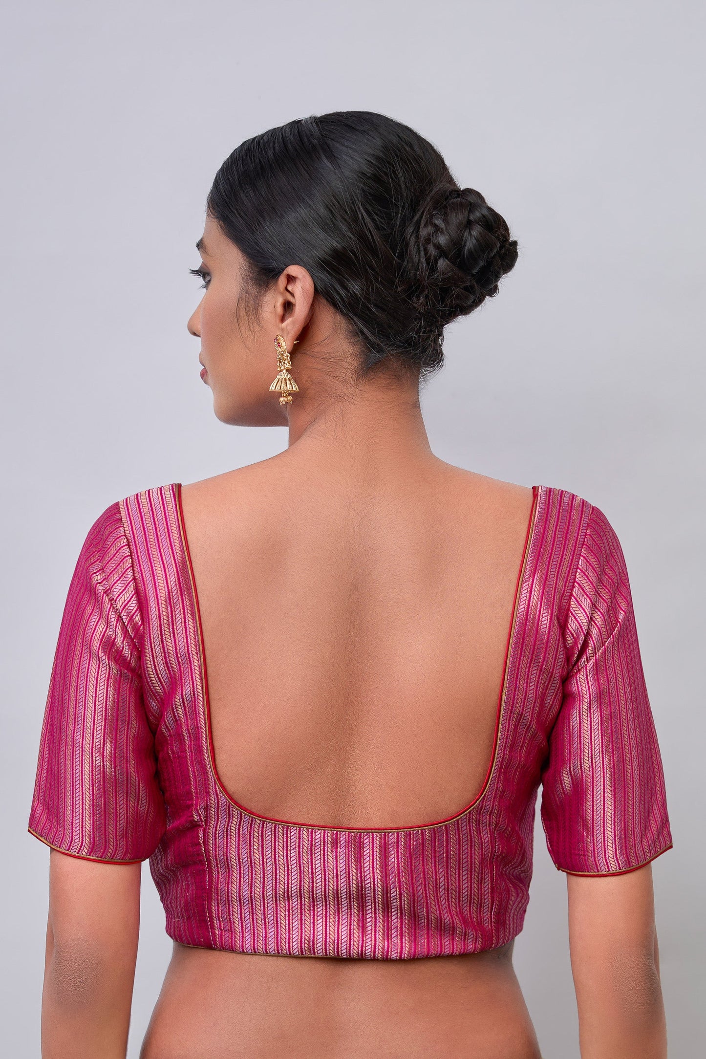 Blouse - Pink Katan Silk