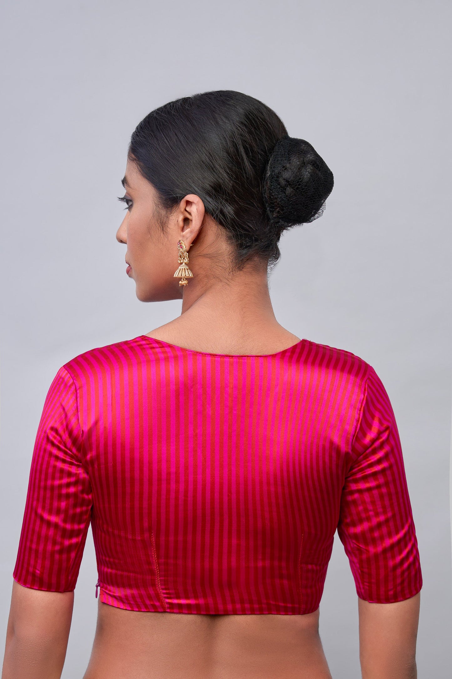 Blouse - Pink Satin