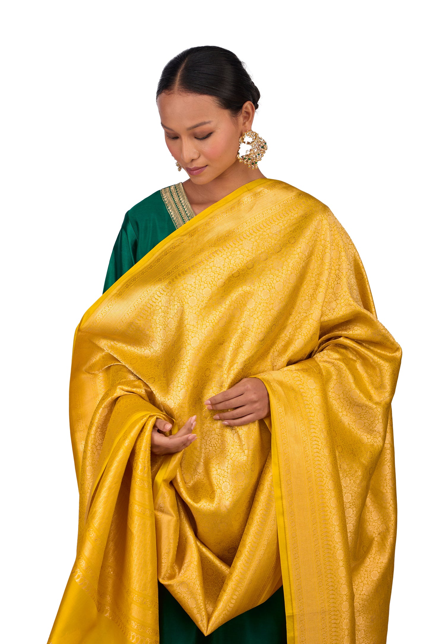 Mustard Silk Dupatta
