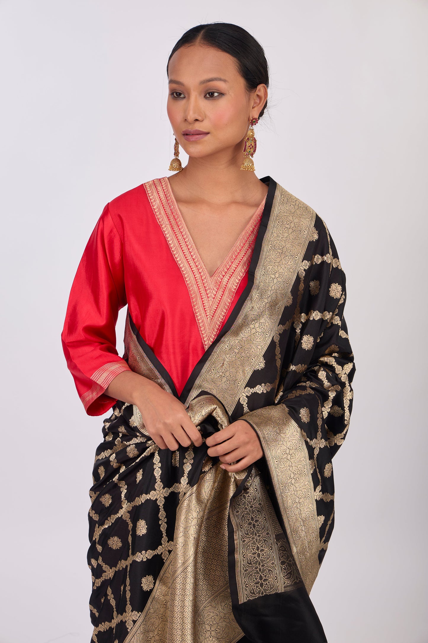 Katan silk Dupatta