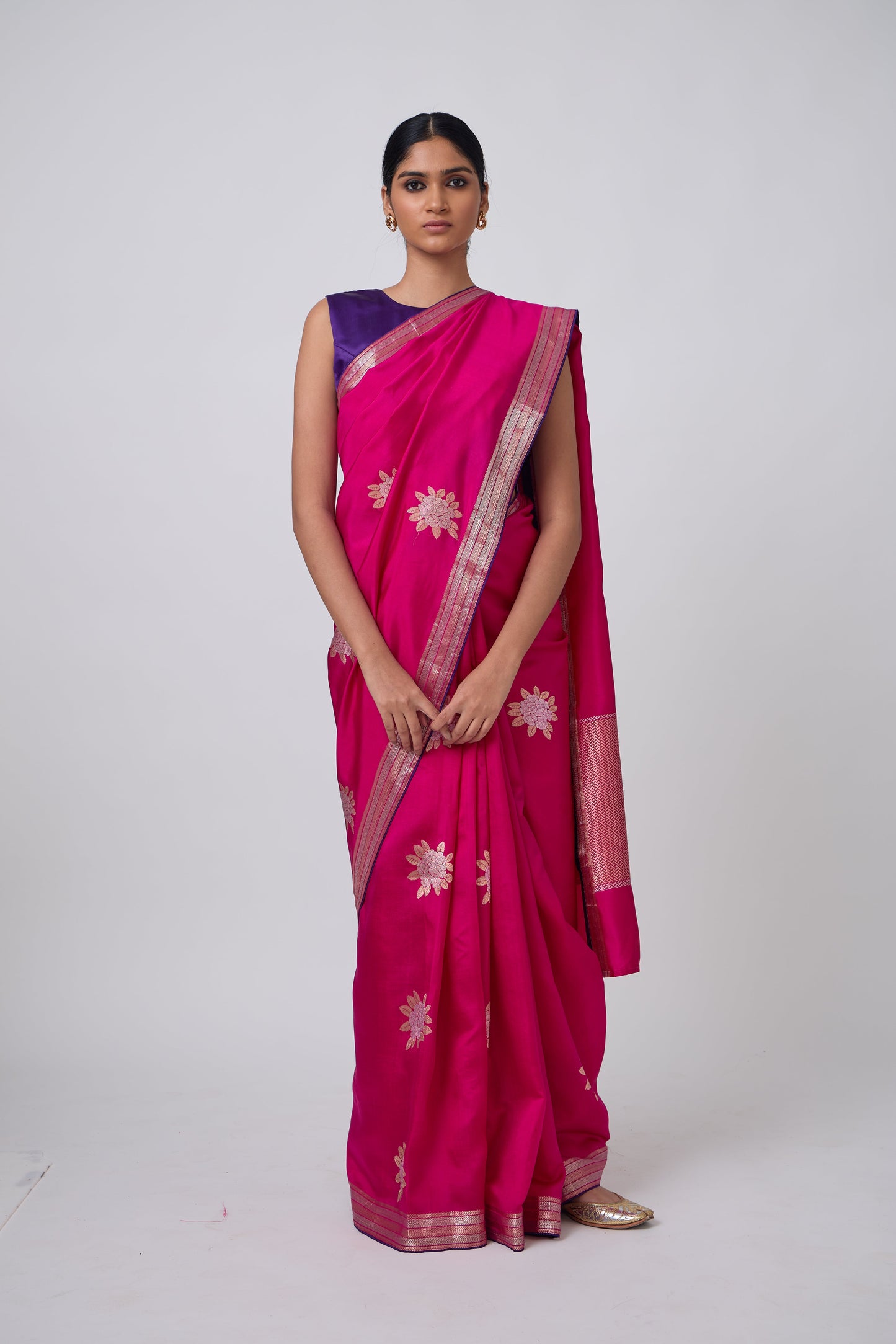 Booti - Rani Silk Saree