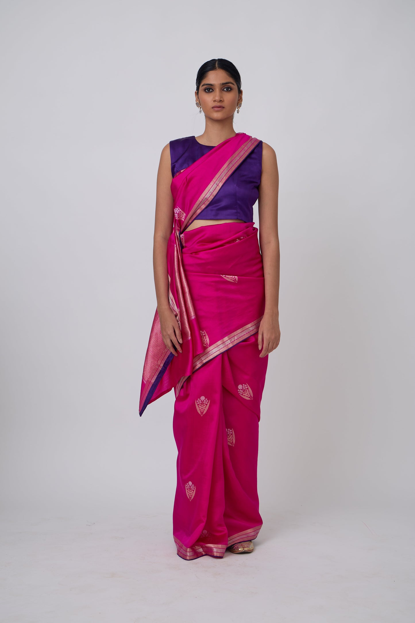Booti - Rani Silk Saree