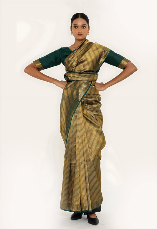 Dhari - BOTTLE GEEN GOLD JARI METALIC