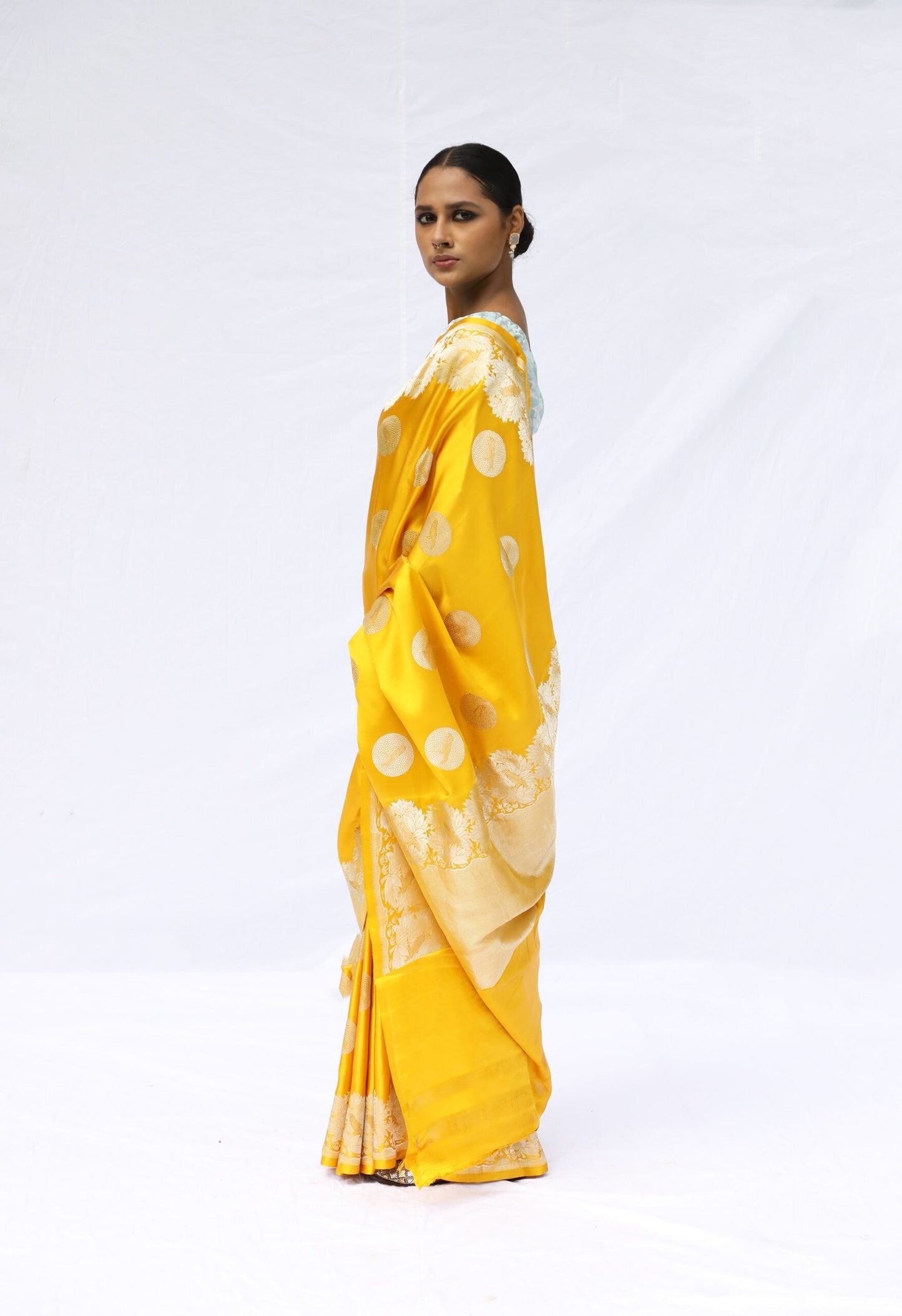 MM - MUSTARD MASHRU SILK