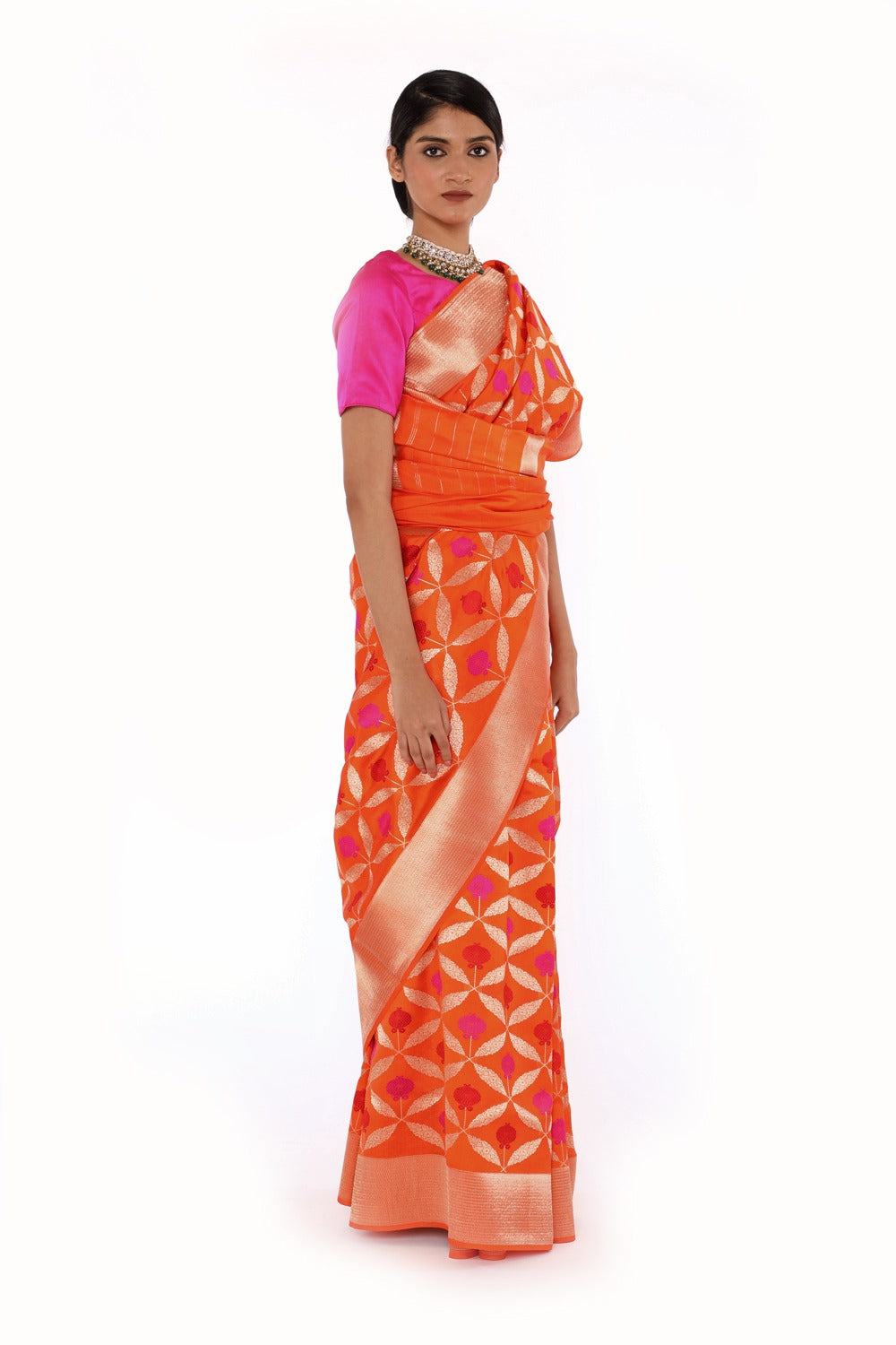 MM - ORANGE KATAN SILK