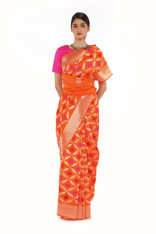 MM - ORANGE KATAN SILK