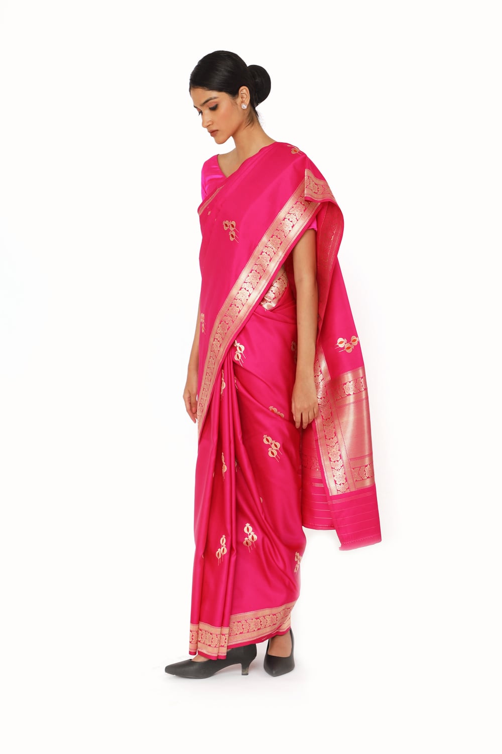 SUMAH rani pink saree