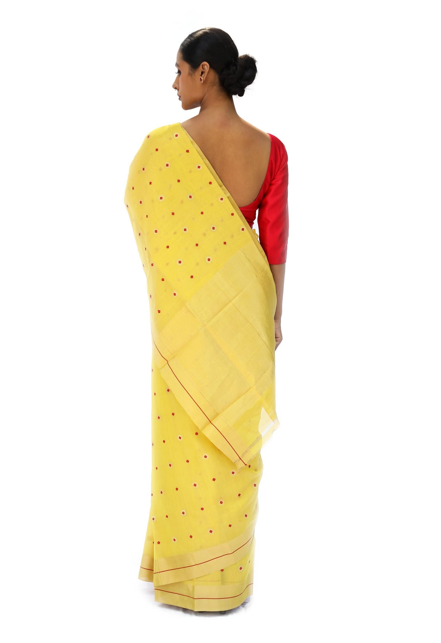 BOA -  Mustard Chanderi CottonTissue